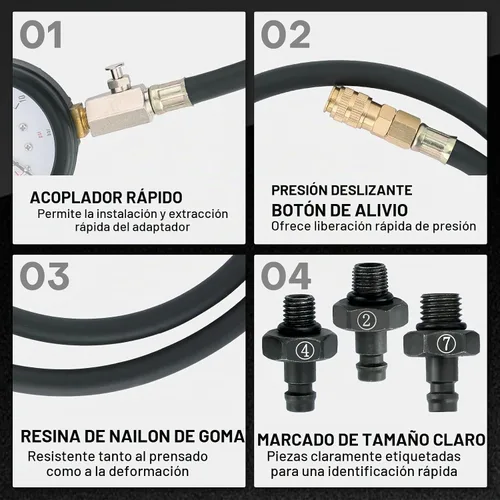 Vista 5 de Kit de probador de presión de aceite
