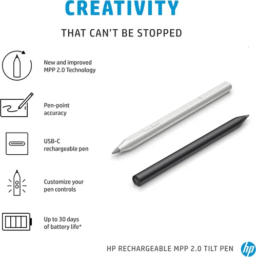 Vista 2 de HP Pluma de inclinación recargable activa MPP 2