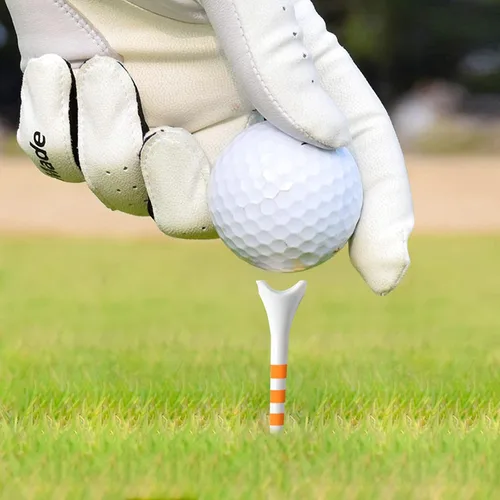Vista 7 de 60/100 Pack Plastic Golf Tees (2-3/4"or 3-1/4"), Enhanced Durability & Stability, Designed to Reduce Friction and Side Spin