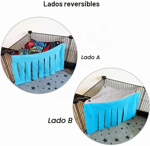 Vista 2 de RIOUSSI - Escondite de conejillo de indias, escondite de forro polar, accesorios para jaula de juguetes Negro (Black Leaves)