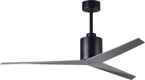 Vista 14 de Matthews EK-BN-BN Eliza - Ventilador de techo Eliza para exteriores e interiores de 56 pulgadas con control remoto y control de pared, 3 aspas ABS