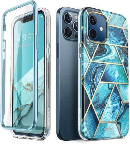 Vista 8 de i-Blason Cosmo Series - Funda para iPhone 12 / iPhone 12 Pro 5G de 6.1 pulgadas (versión 2020), funda protectora delgada de cuerpo completo