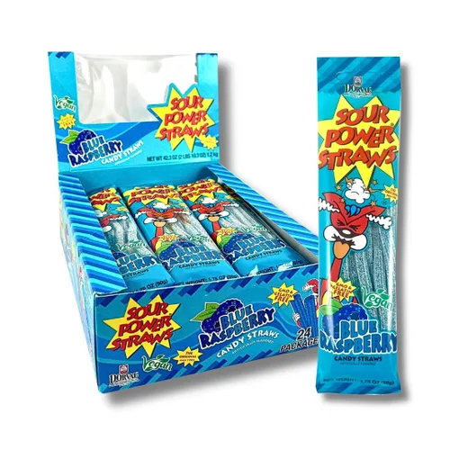 Vista 15 de Sour Power Premium Sorbetes de caramelo surtidos – Los caramelos de pajitas agrias originales desde 1985 – 50 g (Paquete de 6) – Vegano,