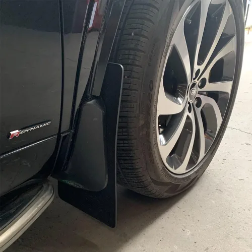 Vista 3 de 4 piezas de aletas de barro universales para coche, guardabarros de goma, protectores de salpicaduras de goma para aletas de barro universales