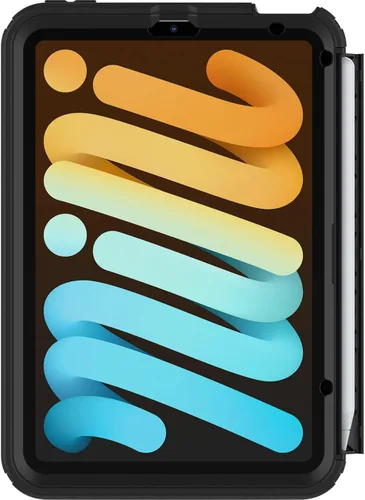 Vista 3 de OtterBox Defender Series - Funda para iPad mini (A17) y iPad mini (6ª generación), ideal para clientes de negocios, color negro, resistente