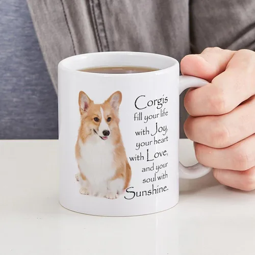 Vista 6 de CafePress Pembroke Corgi - Taza de café de cerámica, taza de té, 11 onzas