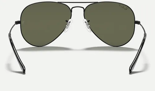 Vista 7 de Ray-Ban RB3025 - Lentes de sol de aviador de metal para hombre y mujer + paquete con kit de cuidado de gafas iWear de diseñador