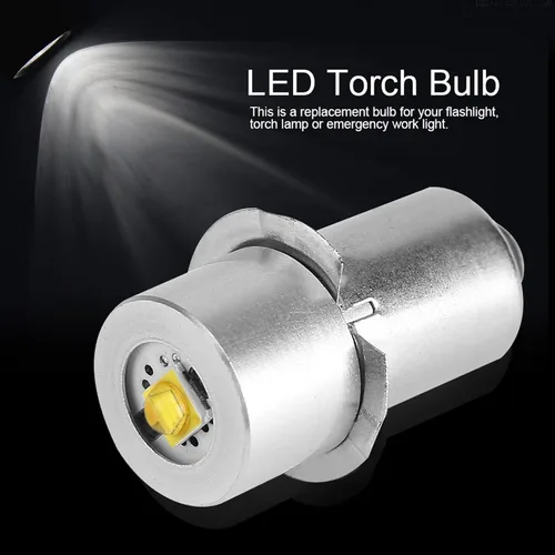 Vista 7 de Pilipane Bombilla LED para linterna, kit de conversión LED, P13.5S PR2 3W bombillas de repuesto para linternas, antorcha o luz de trabajo
