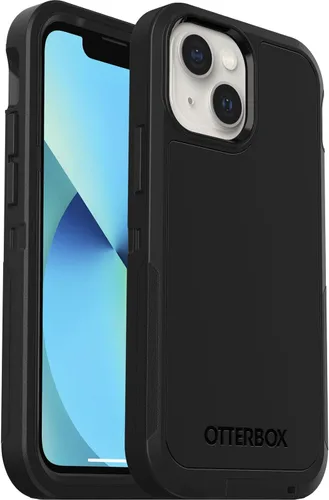 Vista 9 de OtterBox Funda para iPhone 13 mini y iPhone 12 mini Defender Series, color negro, resistente y duradero, con protección de puerto, incluye soporte