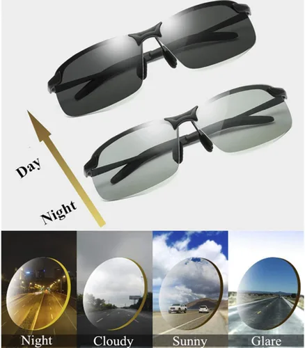 Vista 5 de YIMI Gafas de sol deportivas polarizadas fotocrómicas para hombre, ciclismo, pesca, conducción, protección UV, gafas antirreflejos