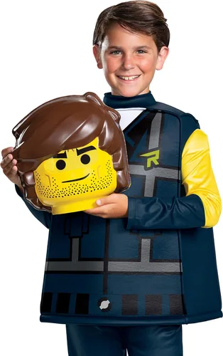 Vista 3 de Disguise Rex Dangervest LEGO Movie 2 Deluxe - Disfraz para niños