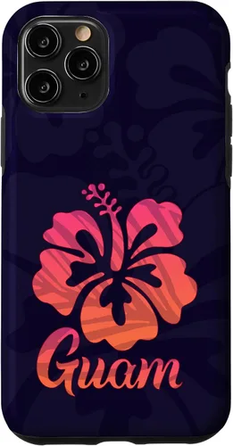 Vista 29 de Guam Hibiscus Flower Hafa Adai Guamanian Island Pride Case for iPhone 17