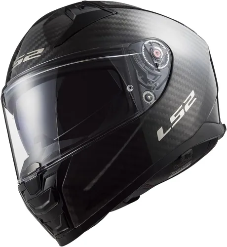 Vista 4 de Cascos LS2 Citation II Carbon Casco de Motocicleta de Cara Completa con Protector Solar