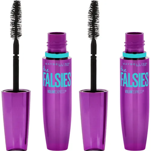 Vista 14 de Maybelline Volum' Express Falsies - Máscara de pestañas voluminizadora, lavable, color negro más negro, 1 unidad