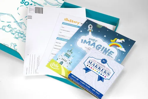 Vista 3 de Lulu Jr. Illustory - Kit para hacer libros, multicolor