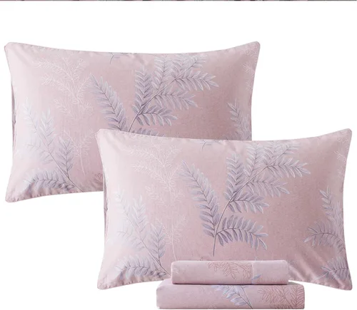 Vista 11 de FADFAY Juego de sábanas de percal de algodón cepillado con bolsillo profundo, sábana bajera ajustable de lujo con estampado floral de caléndula