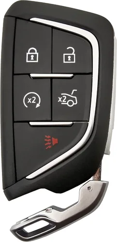 Vista 3 de Funda para llavero para Cadillac CT5 CT6 XTS XT4 XT5 ATS 5 botones sin llave de entrada remota de repuesto (1)