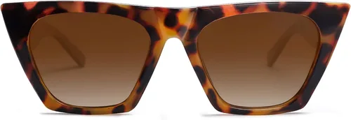 Vista 2 de SOJOS Trendy Oversized Square Cateye Polarized Sunglasses Womens Big Frame Shades SJ2115