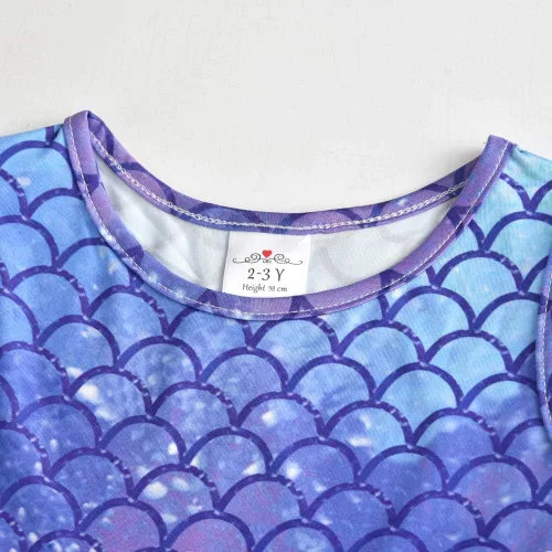 Vista 4 de DXTON Vestidos de verano de manga corta tutú para niña, para fiesta, boda, cumpleaños