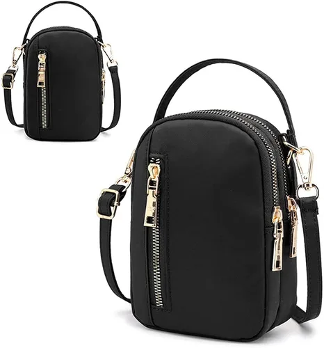 Vista 3 de Bolso de la cartera del teléfono celular bolso Crossbody para el iPhone 12 Mini 1112 Pro Max Samsung Galaxy S20 FE S20S21 Plus A01