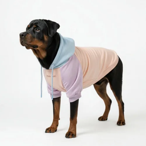 Vista 97 de Spark Paws Sudadera con capucha para perro, suéter de primera calidad para perros pequeños, medianos y grandes Trajes cálidos para bulldogs