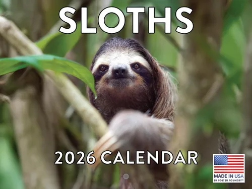 Vista 132 de Calendario mensual de pared de alpaca 2025 Fabricado en Estados Unidos
