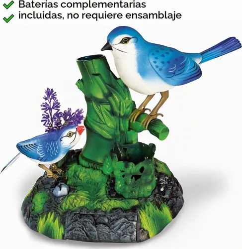 Vista 3 de Haktoys funciona con pilas, pájaros que cantan, Parent