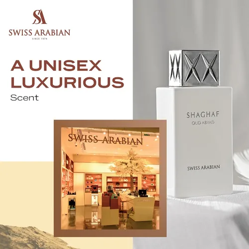 Vista 3 de Swiss Arabian Shaghaf Oud Abyad para Unisex - 2.5 oz (75 ml) EDP Spray