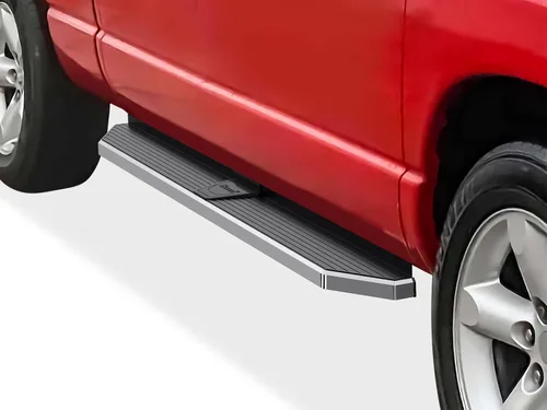 Vista 12 de iBoard placas todoterreno para 2002-2008 Dodge Ram 1500 2003-2009 Ram 2500/3500 cabina cuádruple, Negro