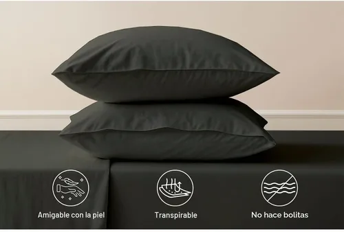 Vista 148 de Sábanas extra profundas, sábanas de algodón, 100% algodón, sábana bajera de bolsillo extra profundo de 22 pulgadas con elástico en todo el contorno