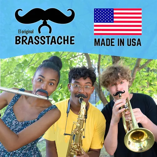 Vista 6 de Sax-stache - Bigote con clip para saxofón (Alto)