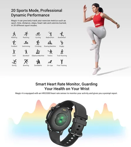 Vista 4 de Reloj inteligente de salud para teléfonos Android iOS Frecuencia Cardíaca Reloj de Presión Arterial Seguimiento del Sueño Mensaje Notificación
