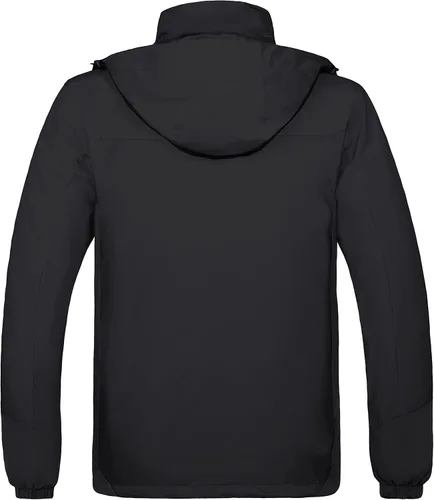 Vista 2 de Wantdo - Chamarra impermeable de esquí 3 en 1 para hombre, abrigo acolchonado para nieve