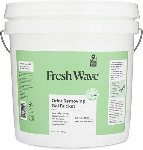 Vista 18 de Fresh Wave Gel eliminador de olores de lavanda, 7 onzas, paquete de 3, absorbentes de olores más seguros para el hogar, eliminador de olores natural
