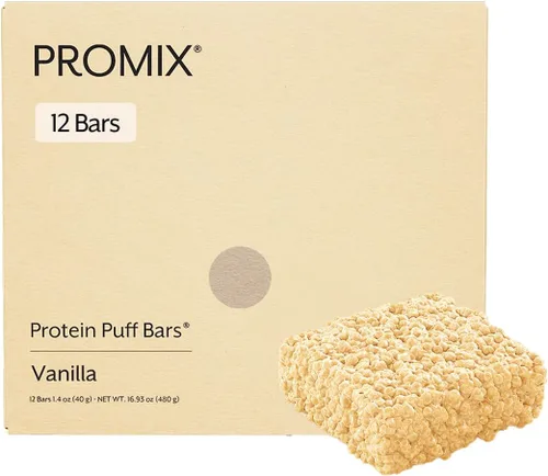 Vista 16 de ProMix Nutrition Barras de proteína de soplado - Paquete surtido - Pastel de cumpleaños, Snickerdoodle, Pan de plátano, Menta y chocolate - Delicia