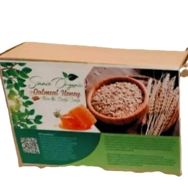Vista 2 de Simmie Jabón orgánico de avena, miel para rostro y cuerpo