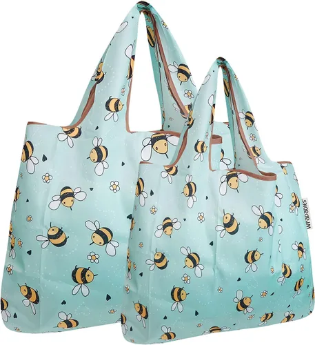 Vista 7 de Bowbear Bolsa de compras reutilizable de nylon plegable