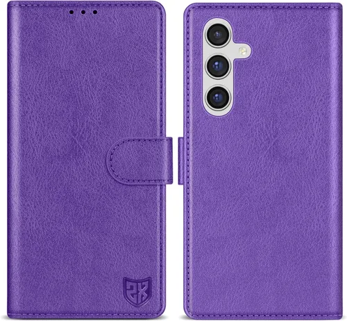 Vista 13 de ZZXX Funda tipo cartera para Samsung Galaxy A54 5G con bloqueo RFID, ranura para tarjetas, función atril, cierre magnético, funda protectora