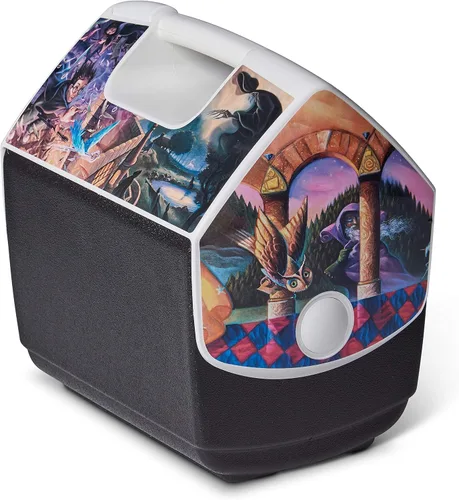 Vista 6 de Igloo - Hielera de 7 cuartos de galón de la Serie Playmate, edición limitada HARRY POTTER HOGSMEADE