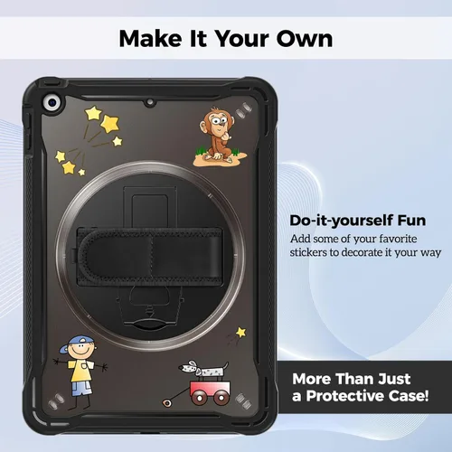 Vista 2 de ProCase Funda Resistente para iPad de 9ª/8ª/7ª Generación de 10.2 Pulgadas 2021/2020/2019 Funda, Cubierta Resistente de Servicio Pesado a Prueba