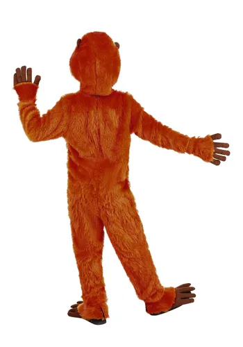 Vista 2 de Disfraz de Orangután Naranja para Niños Multicolor