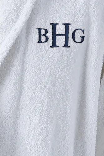 Vista 4 de Lands' End Men's Full Length Turkish Cotton Terry Bathrobe