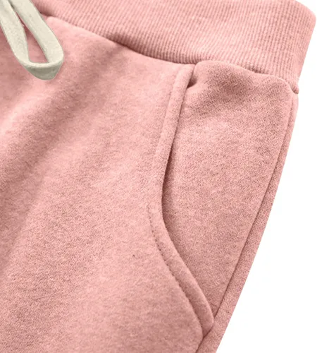 Vista 5 de Womens Fleece Lined Pants Winter Warm Plush Trousers Cute Graphic Sweatpants Casual Drawstring Bottom Lounge Pants