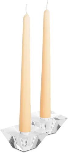 Vista 8 de Hyoola Tall Taper Candles - Vela de cena sin goteo de 10 pulgadas, sin perfume, cera de parafina con mechas de algodón, 8 horas de tiempo