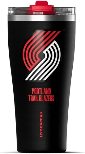 Vista 18 de Hydrapeak Atlanta Hawks - Botella de agua de acero inoxidable aislada al vacío de 30 onzas con licencia oficial de la NBA, con tapa con popote, a