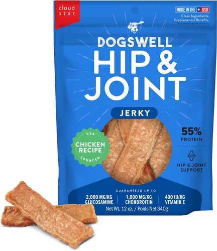 Vista 14 de DOGSWELL Hip & Joint Mini Jerky - Golosinas para perros, pechuga de pollo