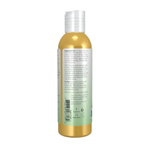 Vista 3 de Aceite de jojoba orgánico NOW, 4 oz