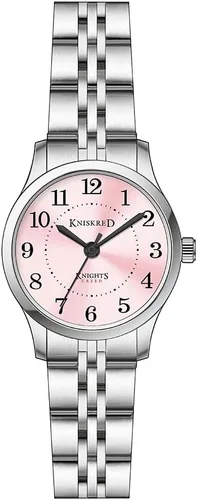 Vista 11 de Easy Reader Watch for Women with Solid Stainless Steel Band Ladies Dress Watch Water Resistant