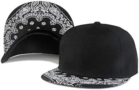 Vista 2 de CNUSER Snapback Hats for Men Women,Fashion Baseball Cap,Hip Hop Flat Bill Brim Adjustable Dad Hats