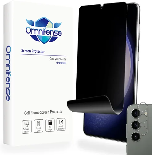 Vista 15 de Protector de pantalla para Galaxy S21, película suave de privacidad (no vidrio templado), compatible con fundas, desbloqueo en pantalla, acabado